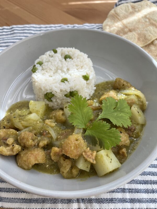Medio kilo de Chicharrón en salsa verde